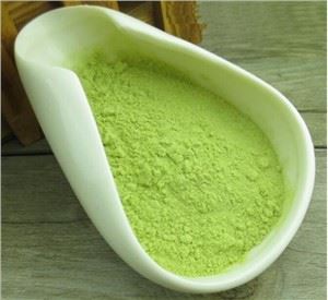 Zamrznite osušen prah zelenih šparoga